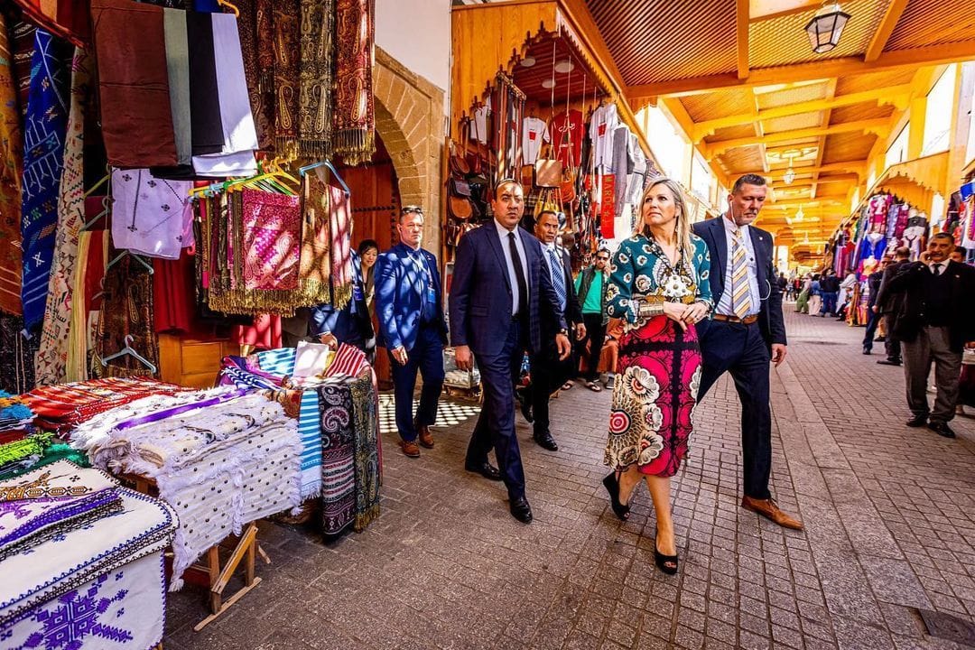 Queen Maxima visiting Morocco